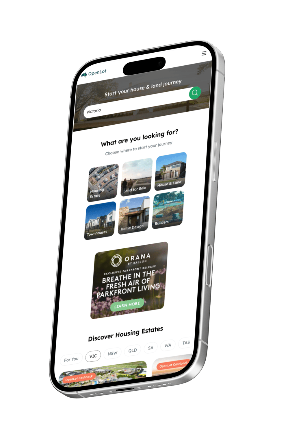 Mobile phone website