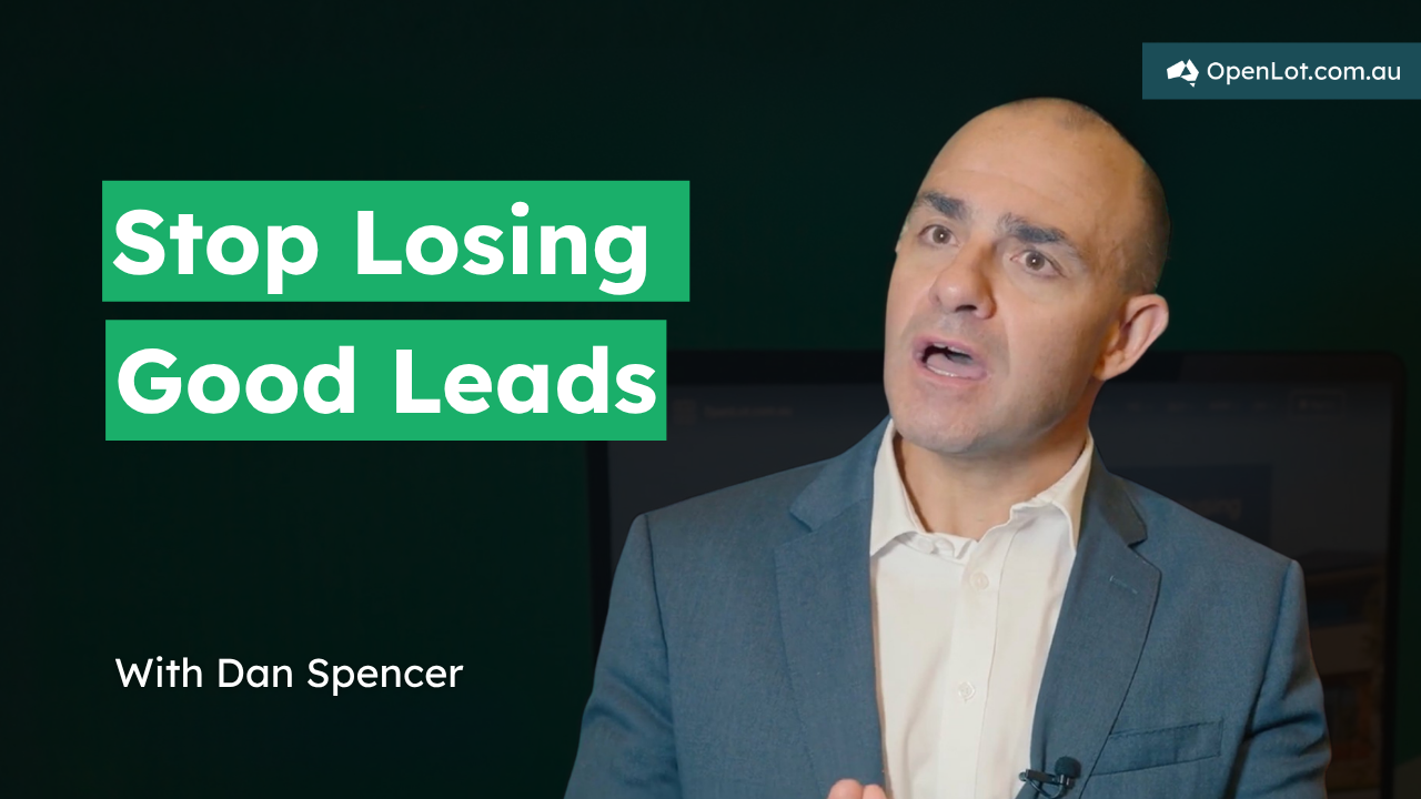 Video 8 - Good Leads _ OpenLot Industry Training SA Module 1